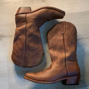 Moonshine Spirit Men's Brown Western Cowboy Boots western‎ leather farm cabin